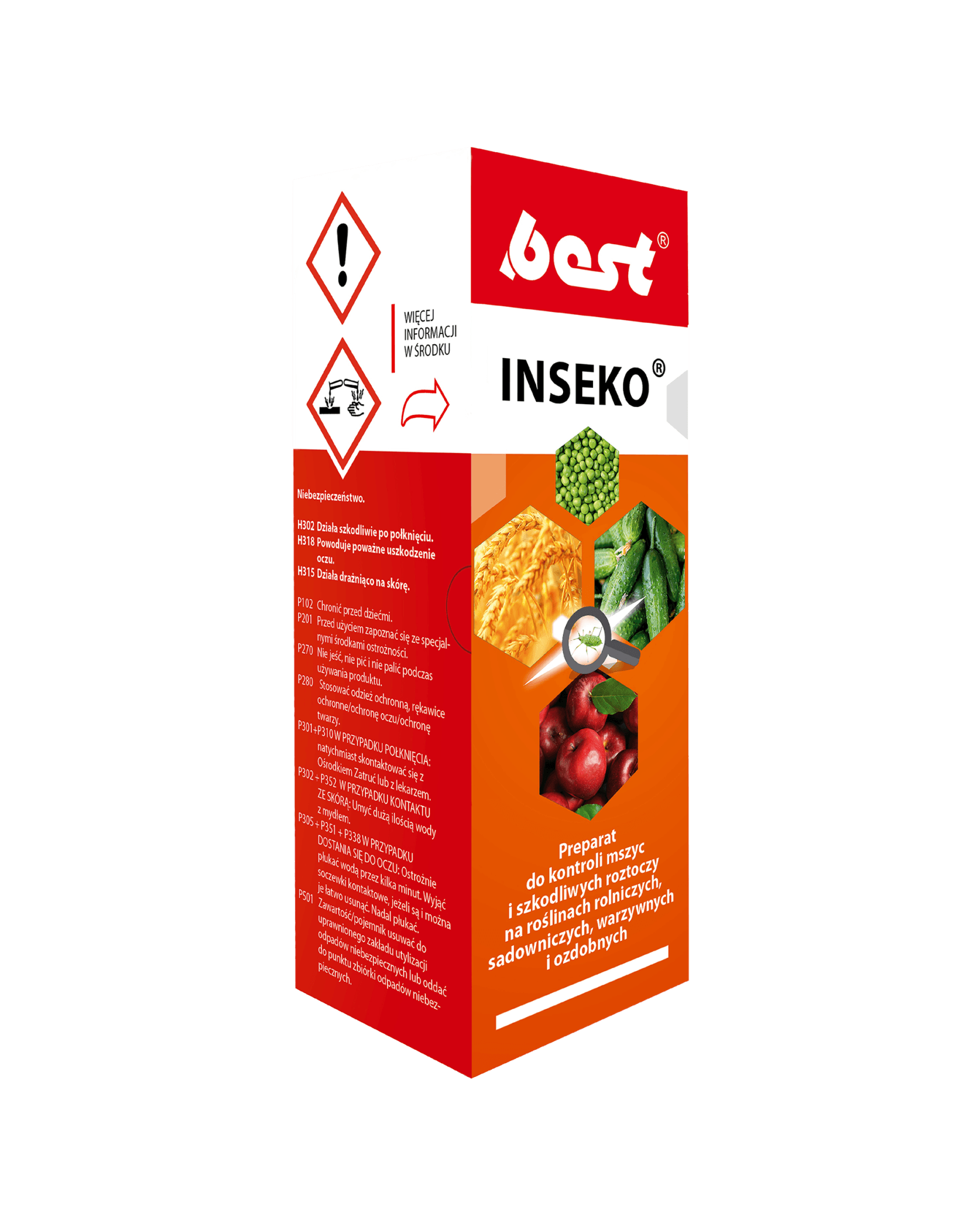 INSEKO kontroluje mszyce i inne szkodliwe roztocza + choroby grzybowe - 30ml - BEST-PEST