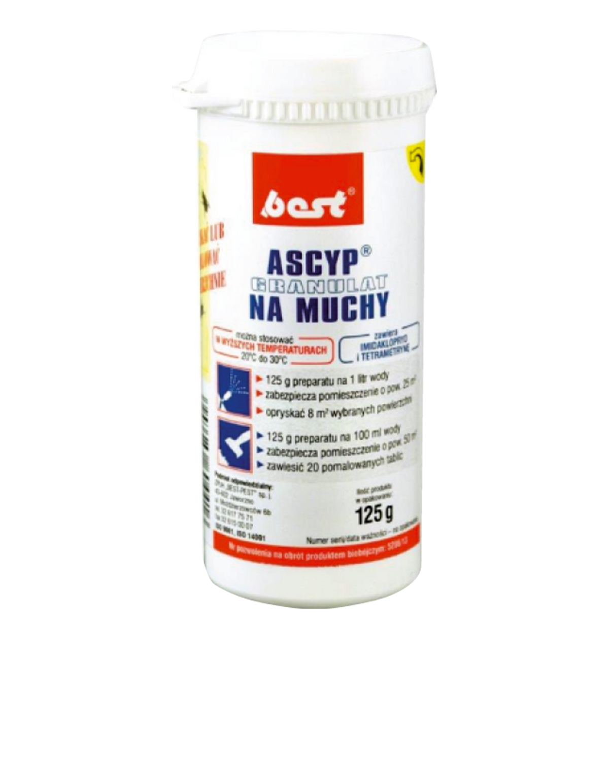 ASCYP GRANULAT NA MUCHY 125 g