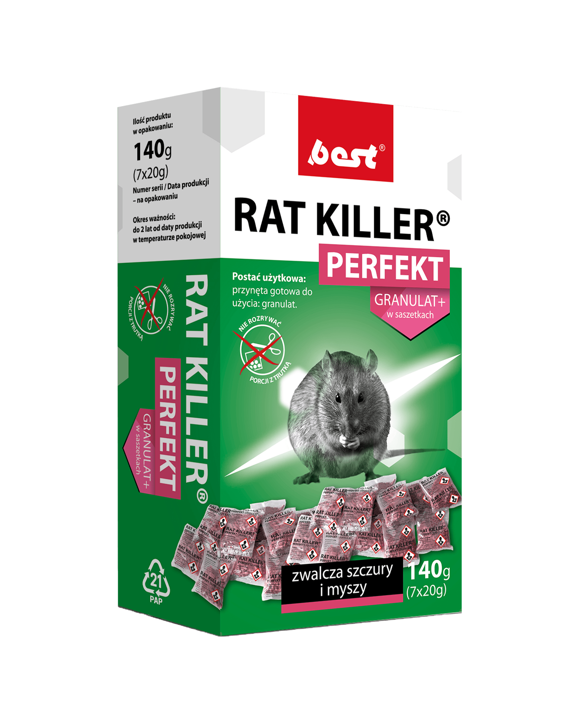 RAT KILLER PERFEKT GRANULAT+ 140 g