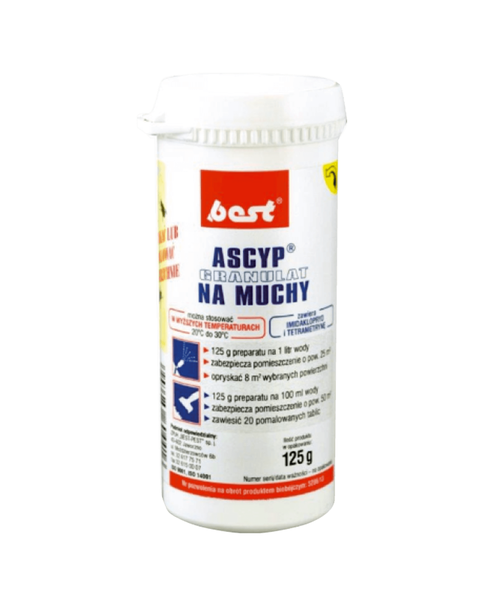 ASCYP GRANULAT NA MUCHY - 125g - BEST-PEST